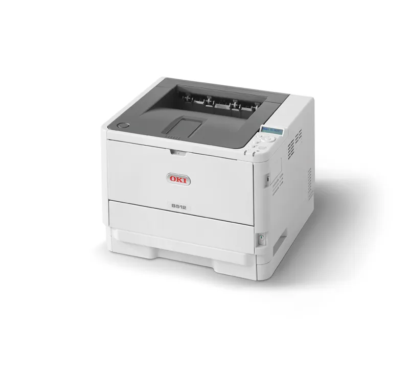 OKI b512dn Duplex, LAN, A4 -LED-mustavalkotulostin