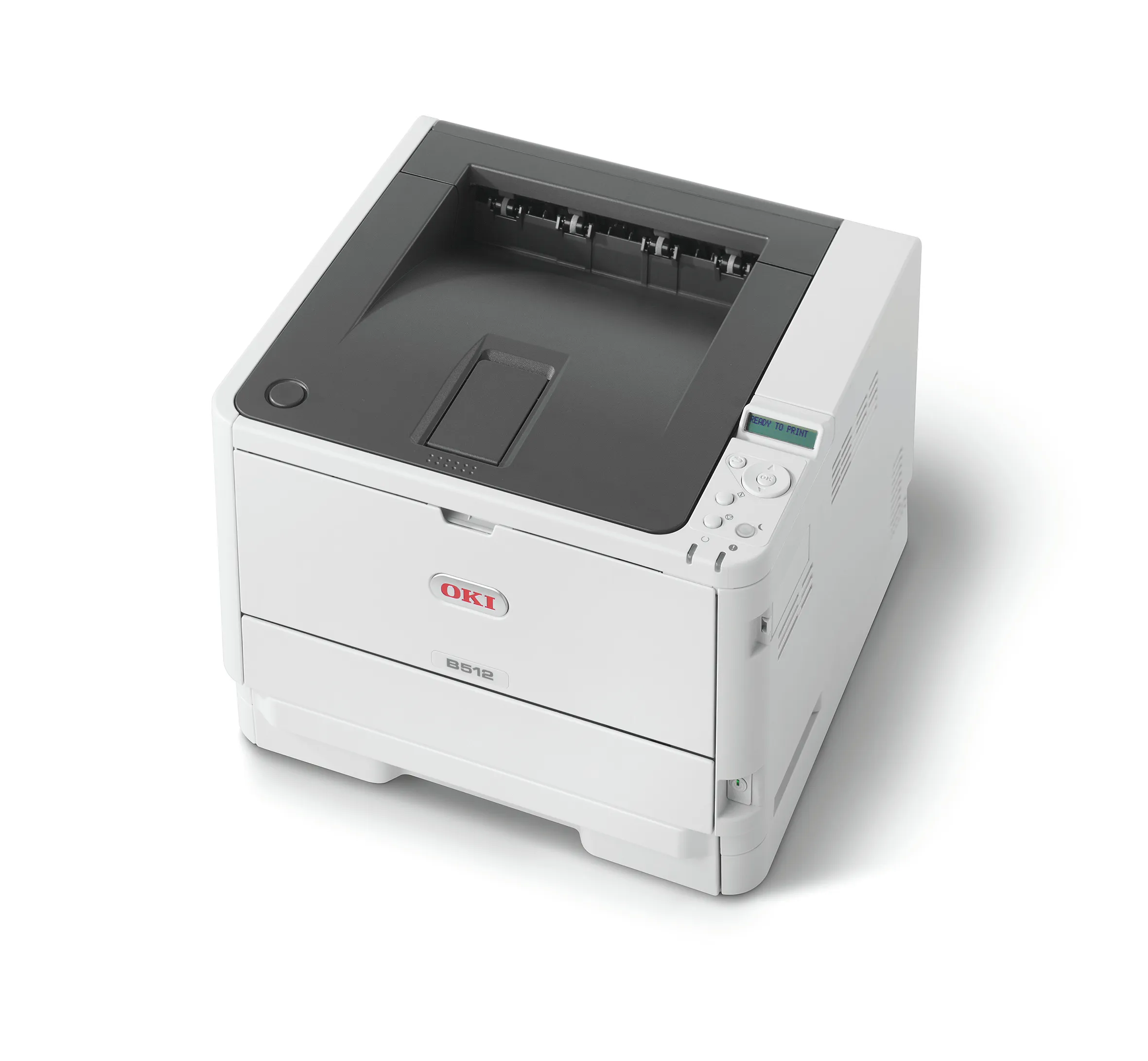 OKI b512dn Duplex, LAN, A4 -LED-mustavalkotulostin