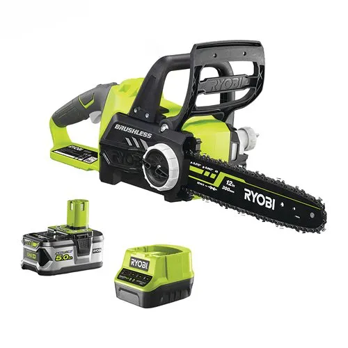 Ryobi ONE+ cordless chainsaw RCS18X3050F, 18V (green/black, Li-ion battery 5.0Ah)