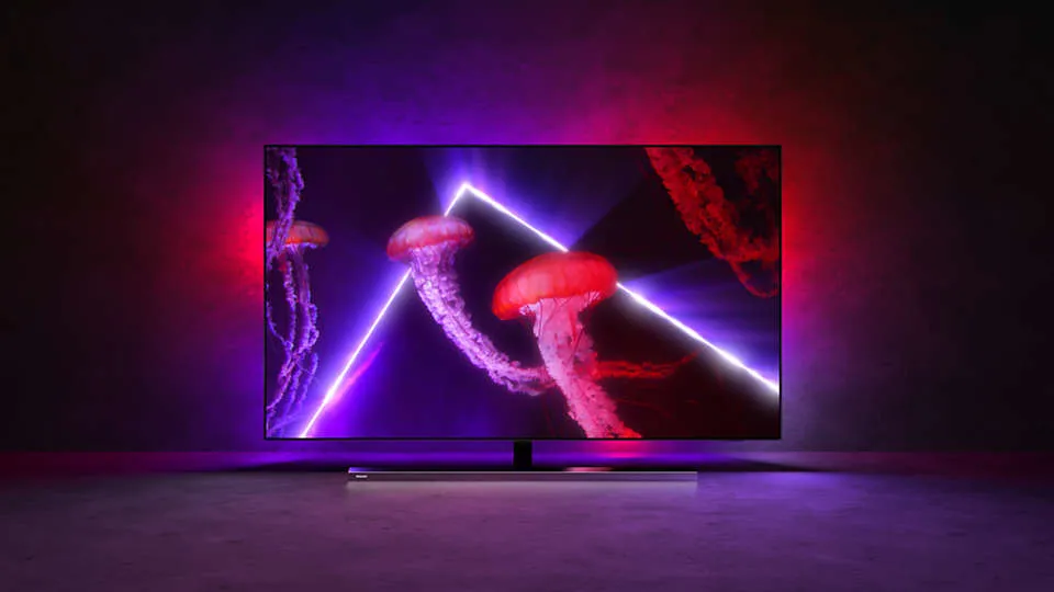 Philips 55OLED807/12 - 55 - OLED-TV - UltraHD/4K, Ambilight, HDMI 2.1, 120Hz panel,grey