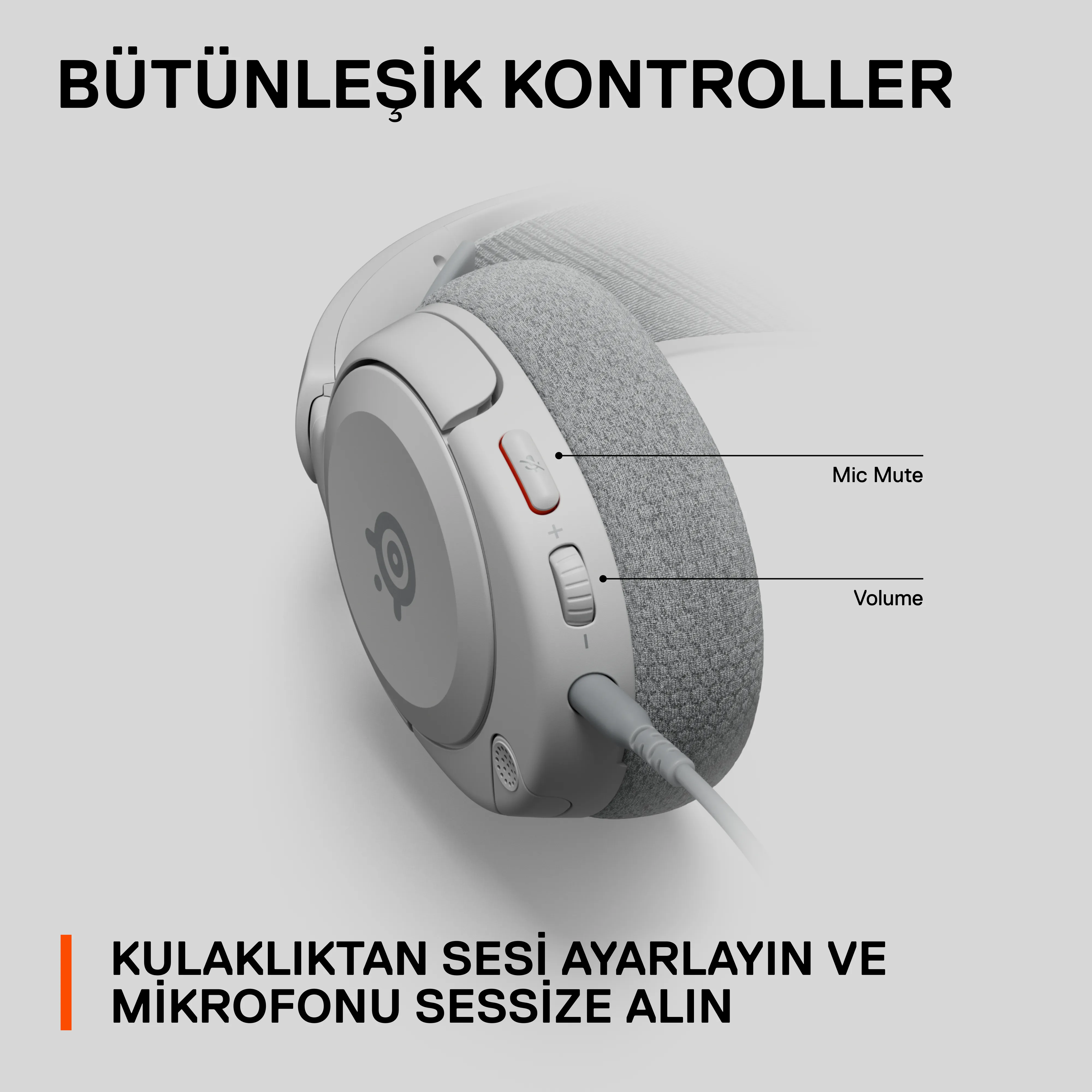 SteelSeries Arctis Nova 1 - spelh&ouml;rlurar, vit