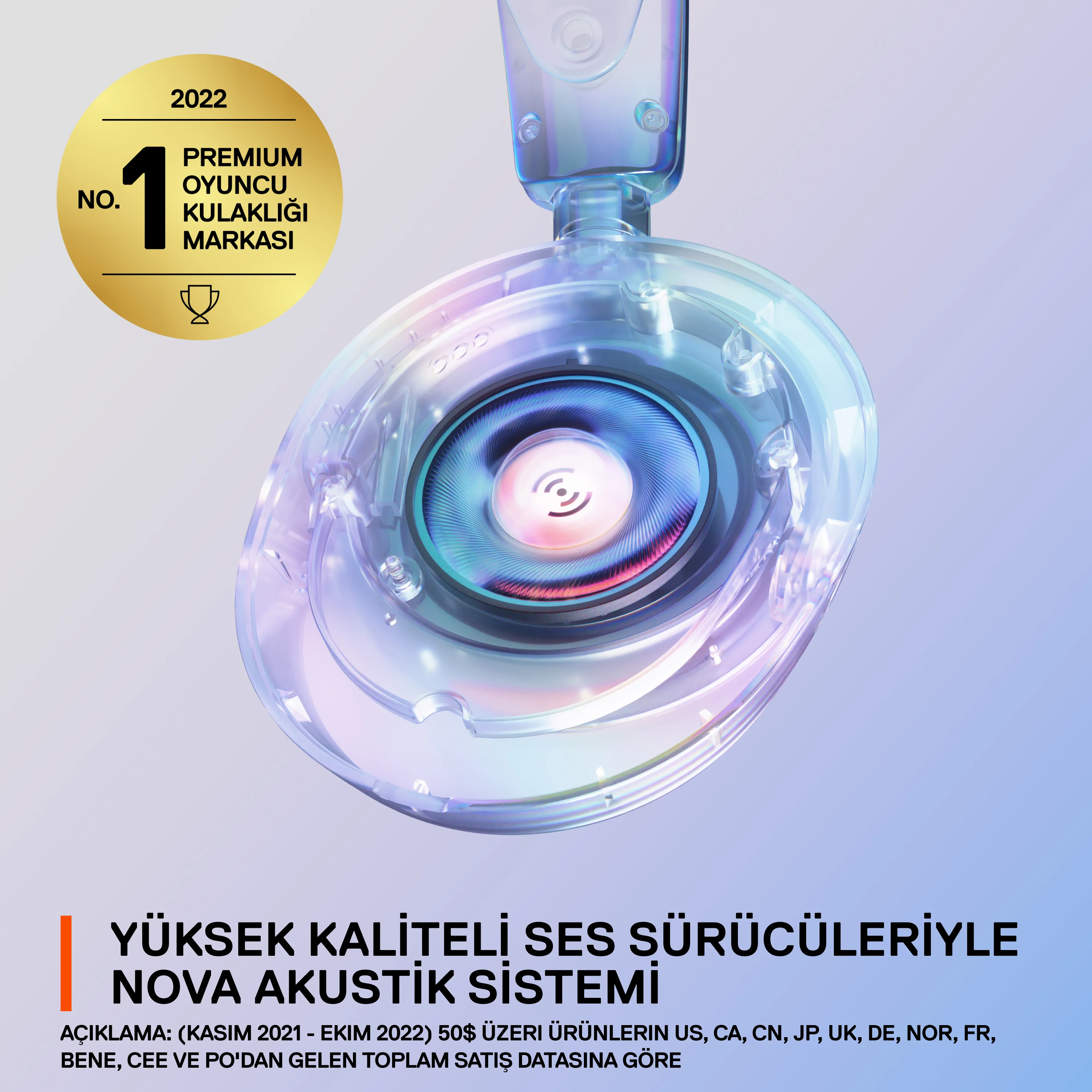 SteelSeries Arctis Nova 1 - spelh&ouml;rlurar, vit