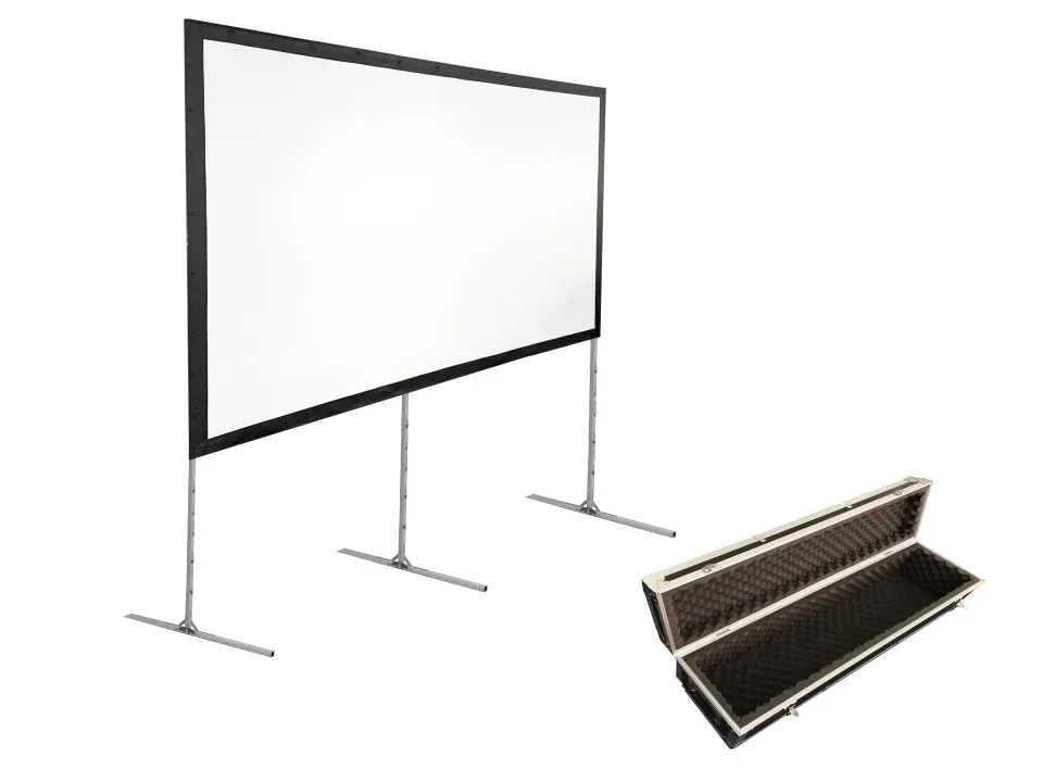 Multibrackets M Fast-fold - Heijastusn&auml;ytt&ouml; - 200 tuuma (508 cm) - 16:9 - Matte White - musta