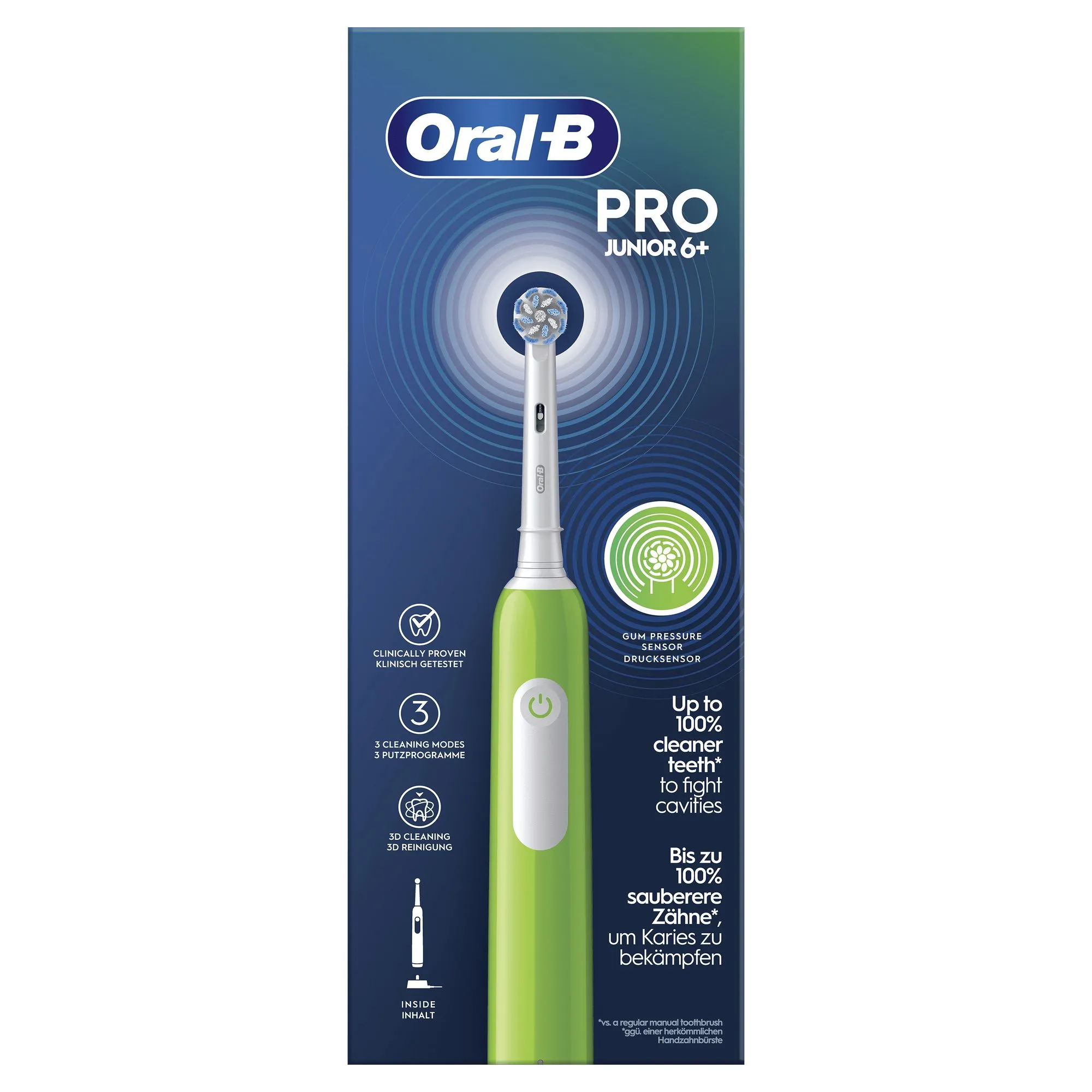 Oral-B Junior 6+ -s&auml;hk&ouml;hammasharja, vihre&auml;