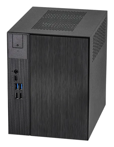 ASRock DeskMeet X300 mini-PC barebone, svart