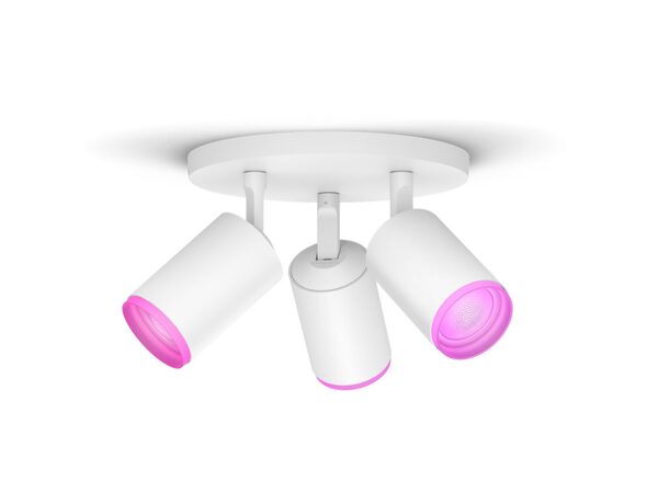 PHILIPS HUE FUGATO PLATE/SPIRAL WHITE 3X5.7W 240V