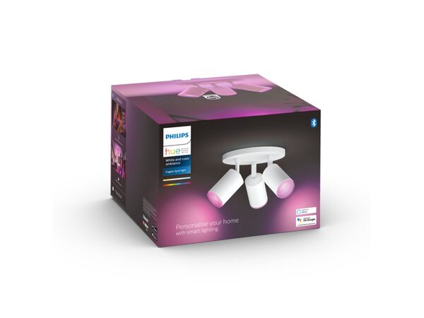 PHILIPS HUE FUGATO PLATE/SPIRAL WHITE 3X5.7W 240V
