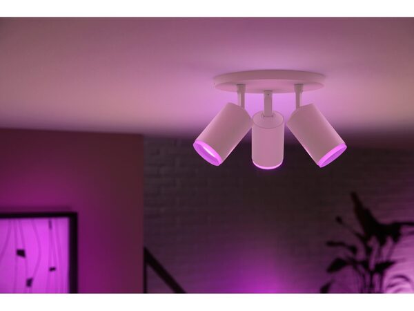 PHILIPS HUE FUGATO PLATE/SPIRAL WHITE 3X5.7W 240V