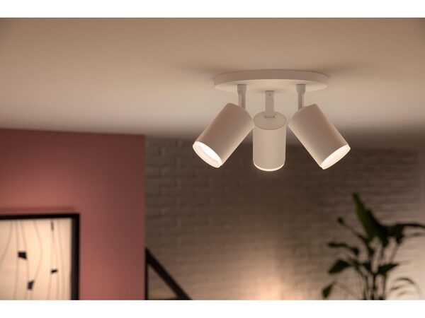 PHILIPS HUE FUGATO PLATE/SPIRAL WHITE 3X5.7W 240V