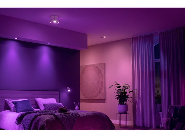 PHILIPS HUE FUGATO PLATE/SPIRAL WHITE 3X5.7W 240V