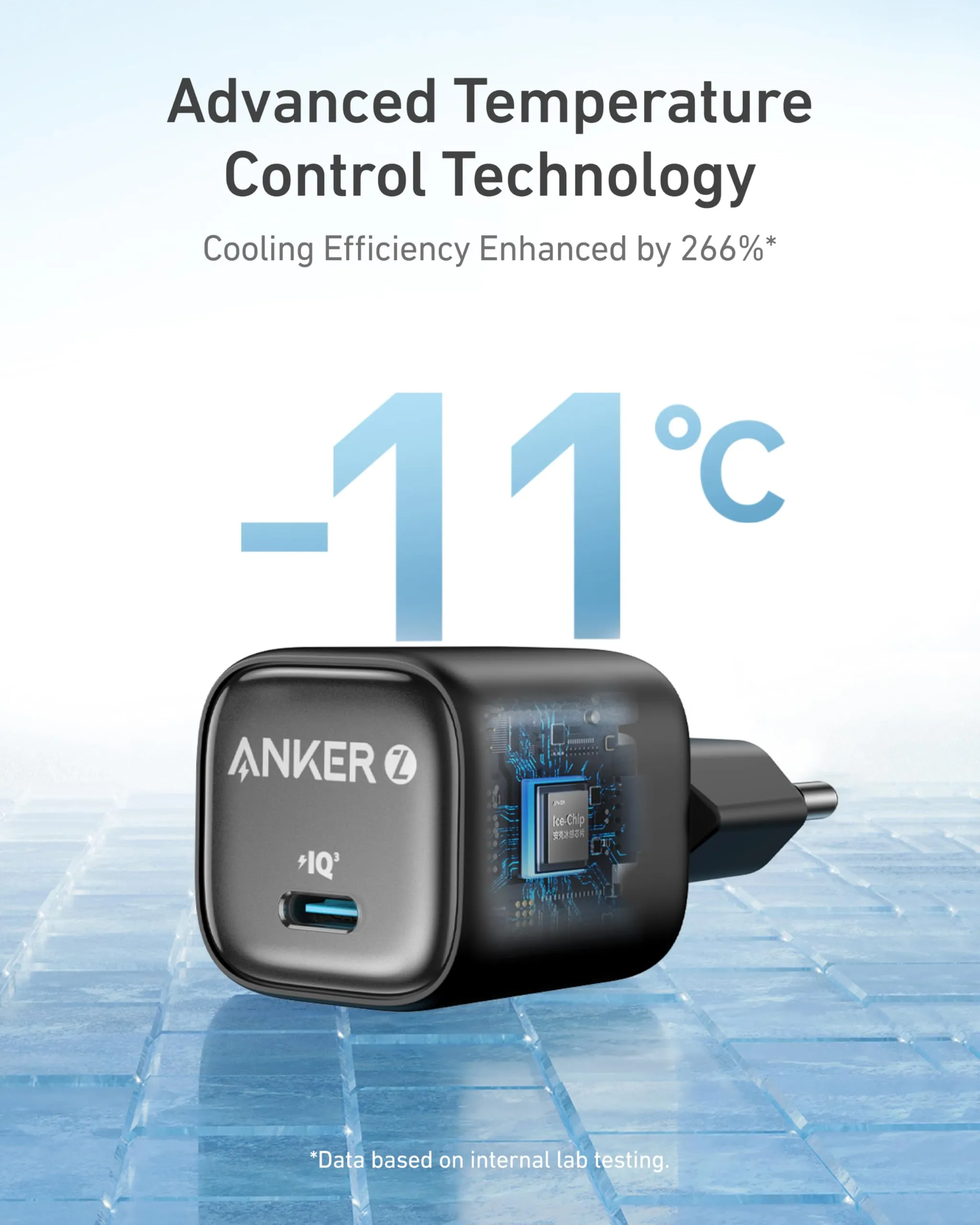 Anker 30W USB-C GaN - Virtal&auml;hde, musta