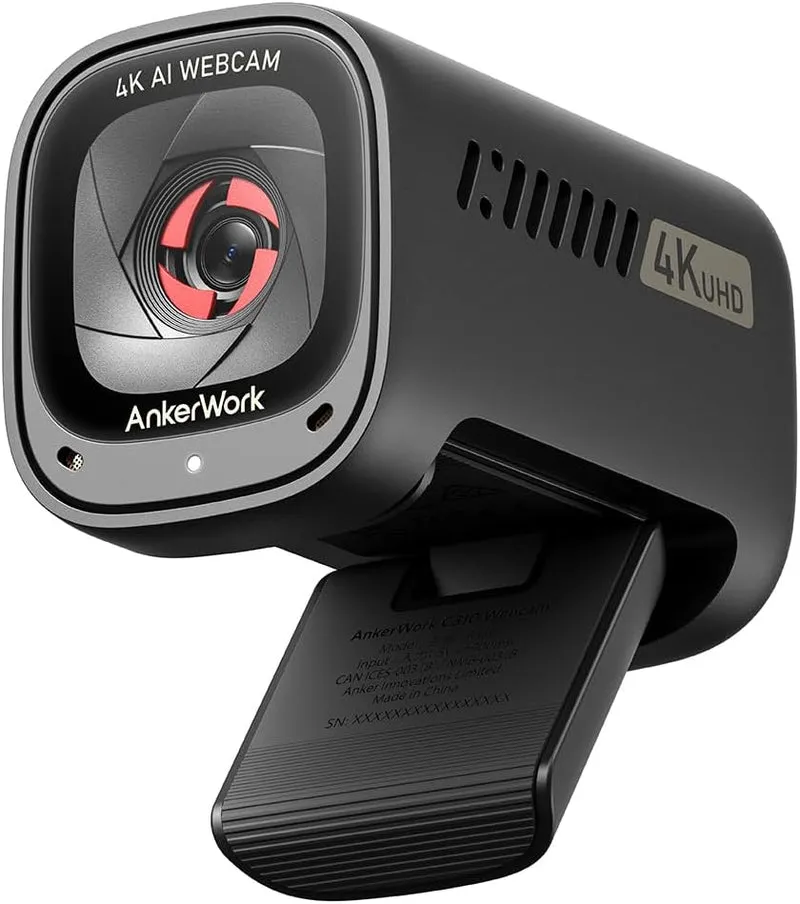 Anker Work C310 - webbkamera, Svart