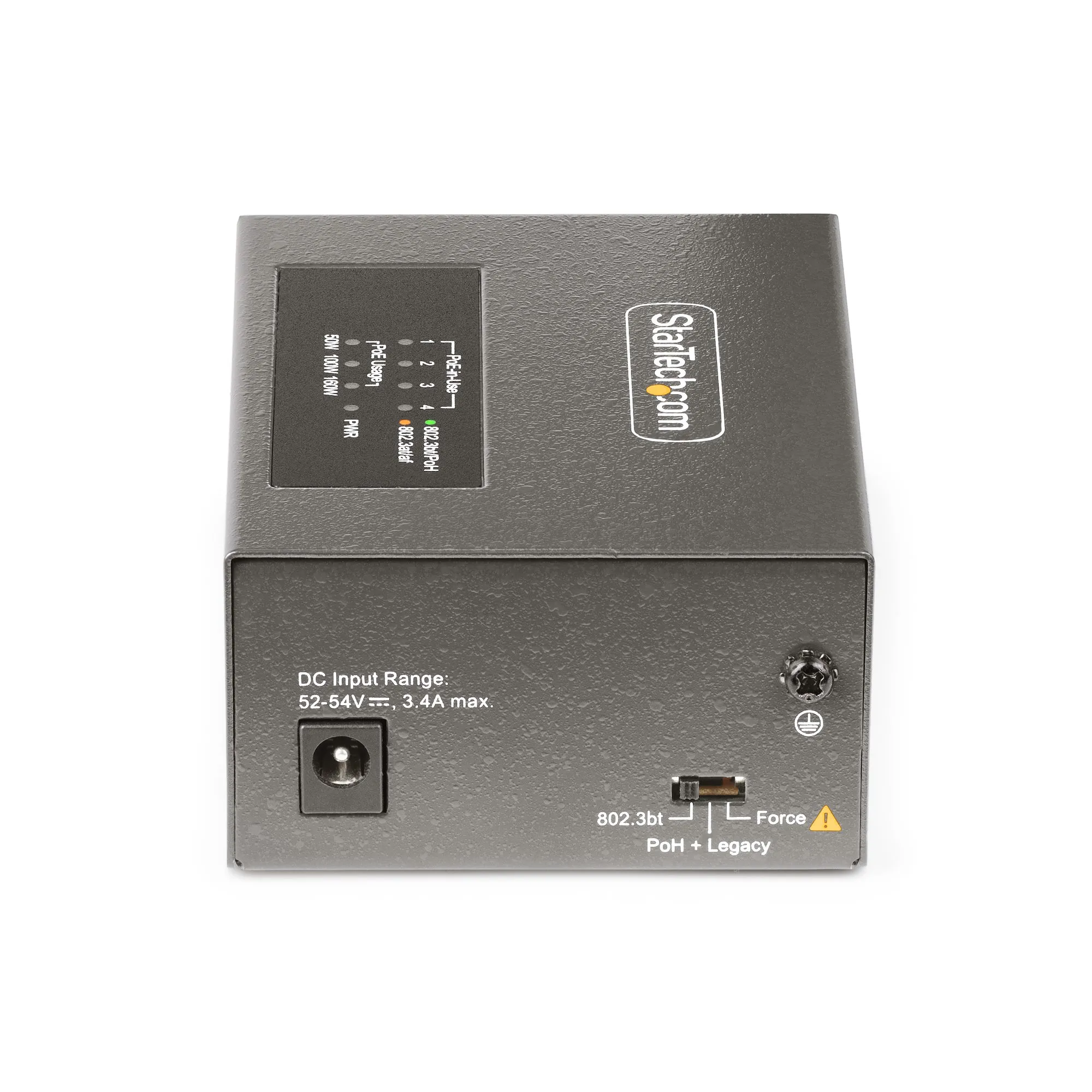 STARTECH.COM 4-Port Multi-Gigabit PoE++ Injector 5/2.5G Ethernet NBASE-T PoE/PoE+/PoE++ 802.3af/802.3at/802.3bt up to 95W Unmanaged