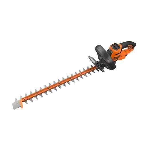 BLACK+DECKER BEHTS451-QS Electric Hedge Trimmer, 550 W, 600 mm, 25 mm, Black/Orange