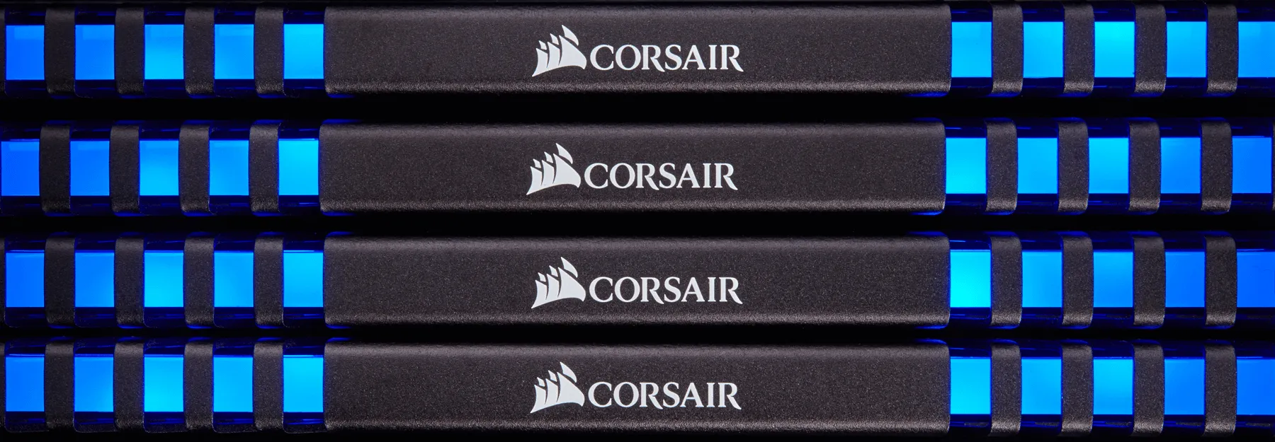 Corsair Vengeance LED Blue 16 Gt (2 x 8 Gt) DDR4 3000 MHz, CL15 -muisti, Musta