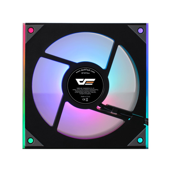 DARKFLASH DM8 120 mm RGB Case Fan - Black