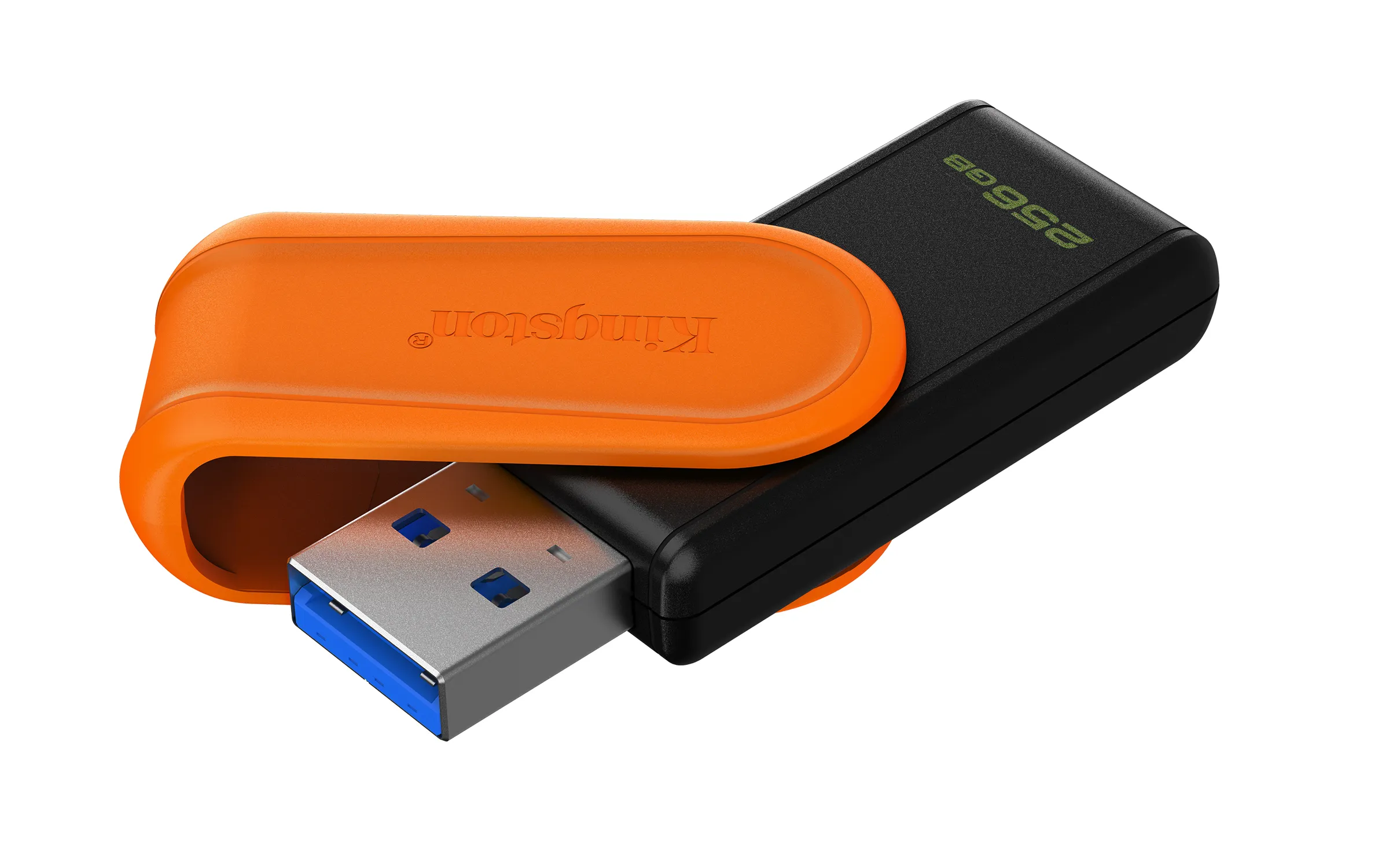 Kingston DataTraveler Exodia S 256GB USB 3.2 Gen 1x1 - memory stick, Black, Orange