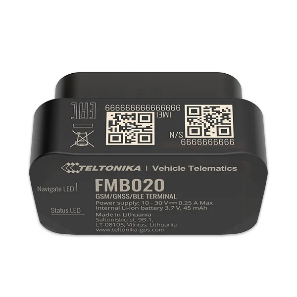 FMB020 GPS tracker Car Black