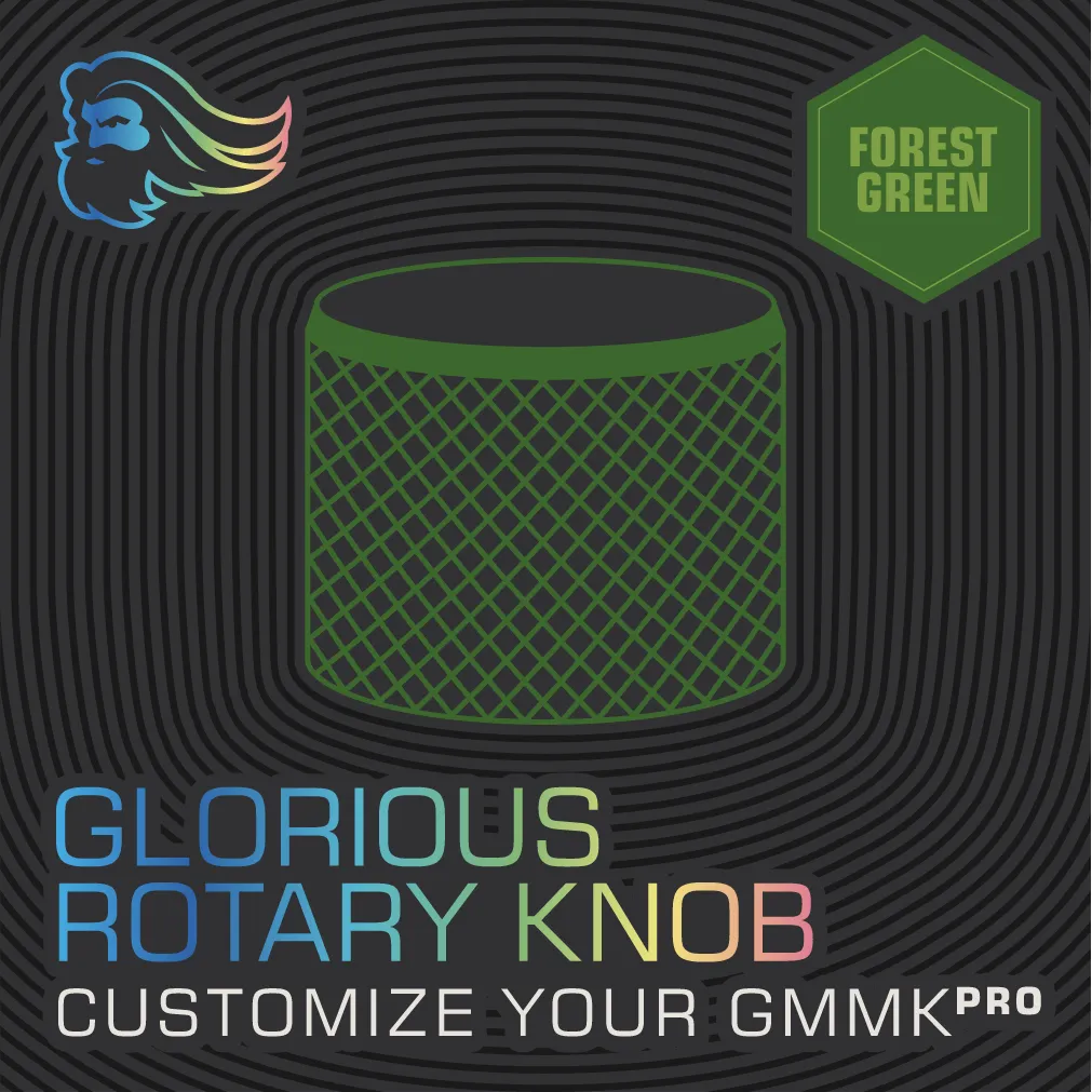 Glorious GMMK PRO Rotary Knob - green