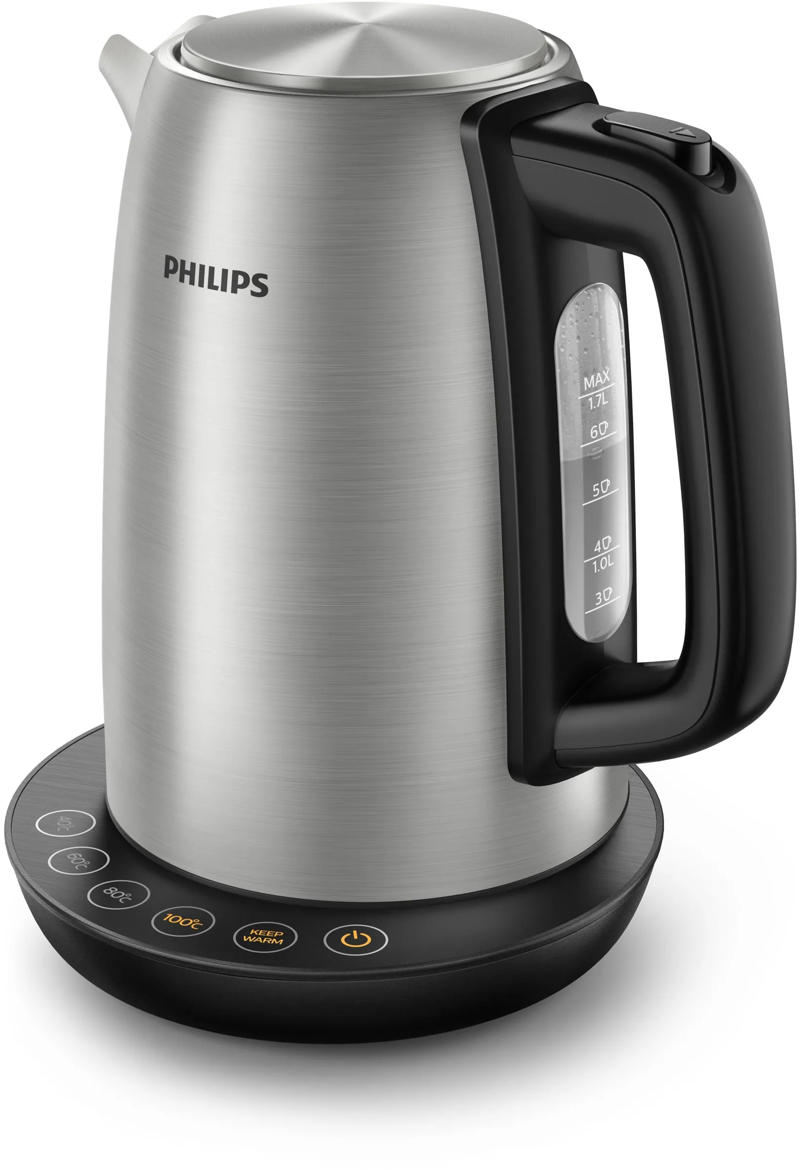 Philips Avance Collection HD9359/90 vattenkokare, 1,7 l, 2200 W, rostfritt st&aring;l