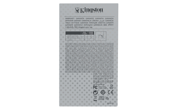 Kingston IronKey S1000 Enterprise USB 3.2 Gen 1 4GB memory stick, Silver