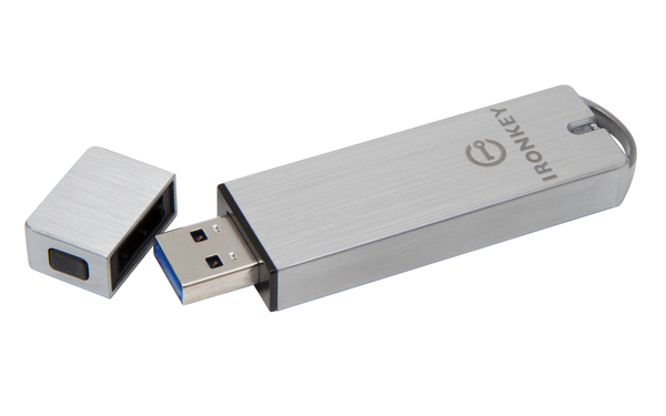Kingston IronKey S1000 Enterprise USB 3.2 Gen 1 4GB memory stick, Silver