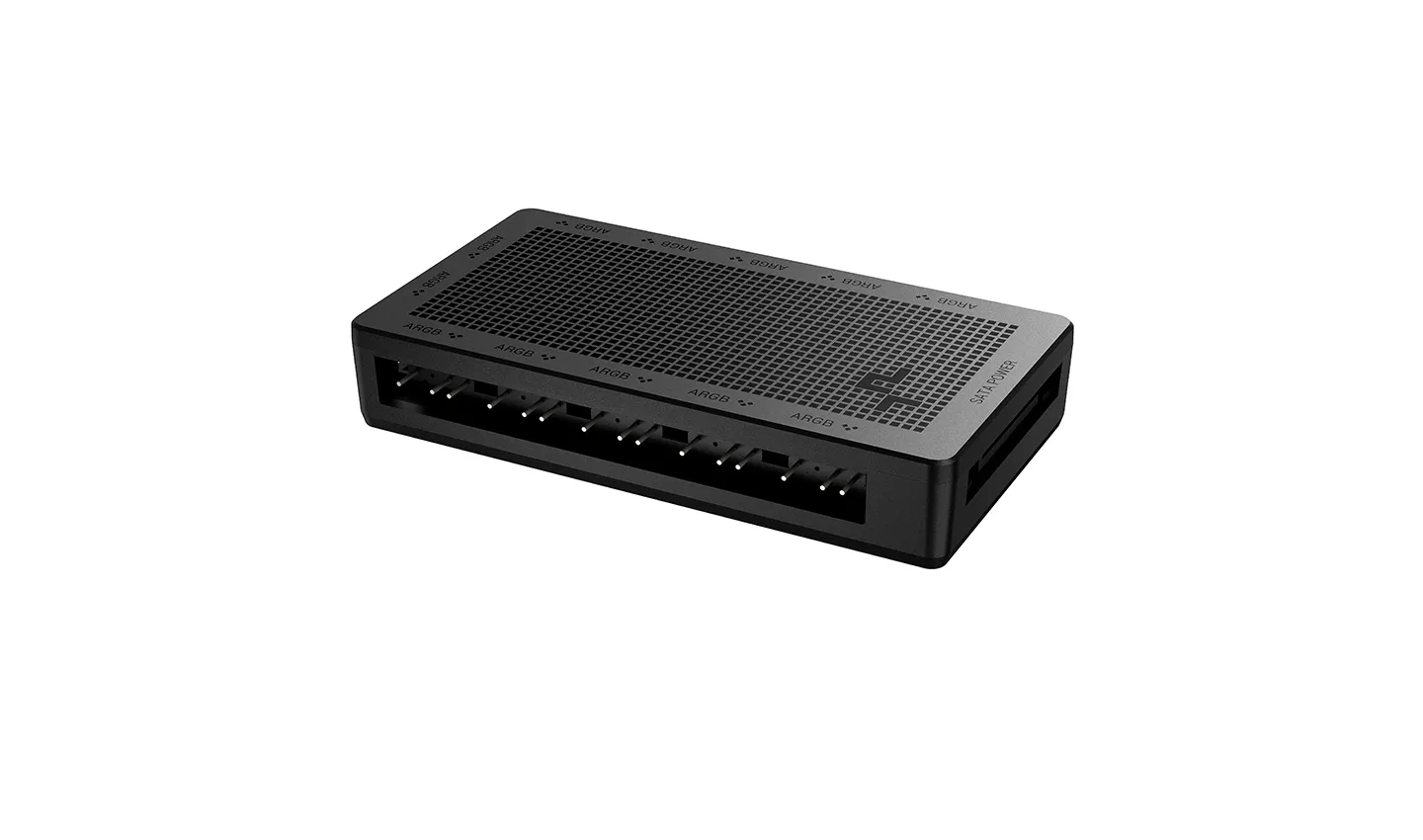 DeepCool SC700 ARGB Hub, 12-port, Black