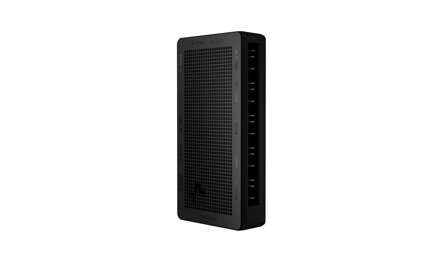DeepCool SC700 ARGB Hub, 12-port, Black