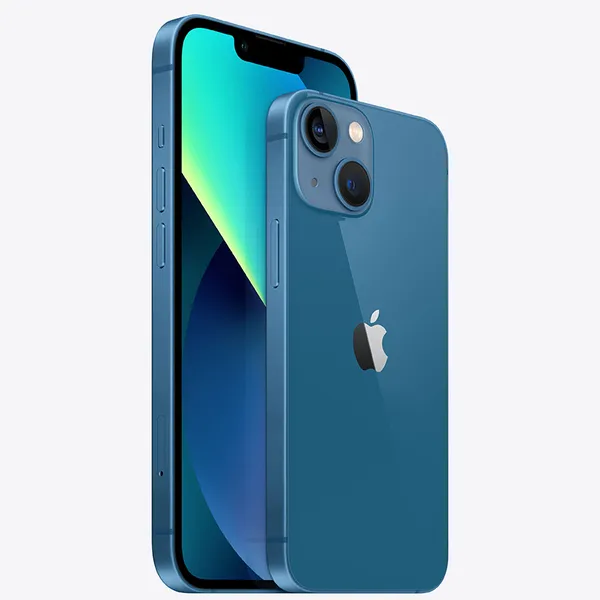 Kunnostettu iPhone 13 mini 128 Gt -puhelin, Sininen (Tyydyttävä kunto)