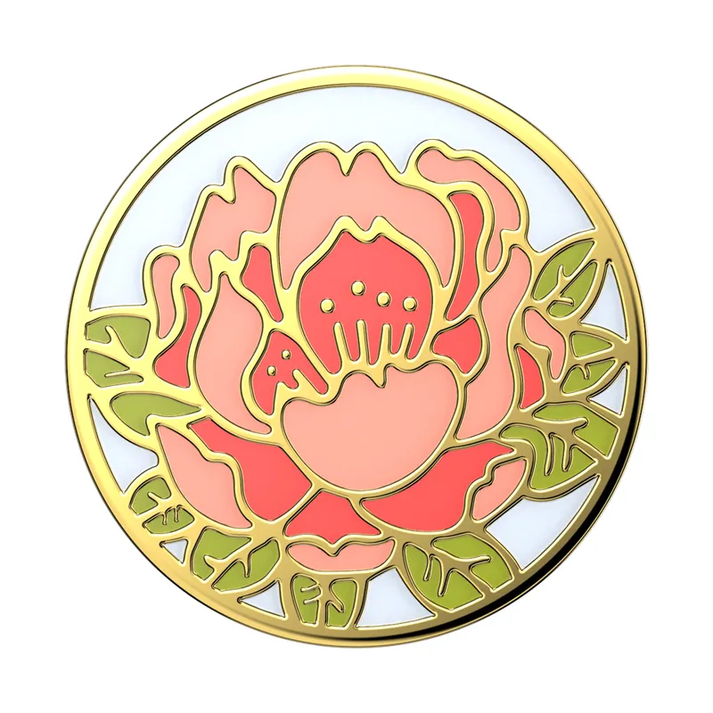 POPSOCKETS Enamel Blooming Peony Pink