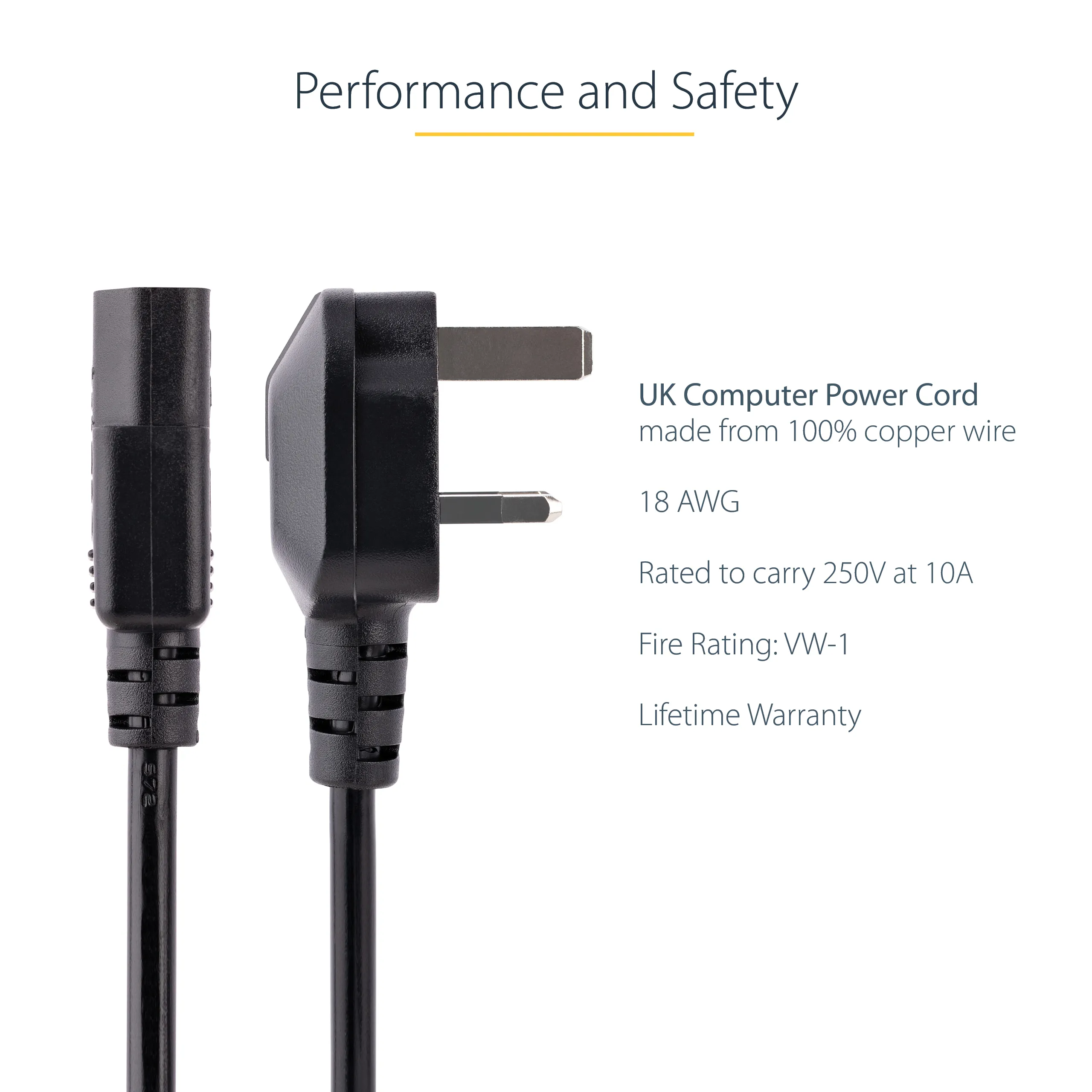 UK COMPUTER POWER CORD