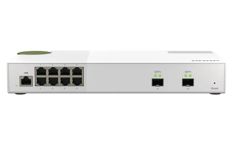 QNAP QSW-M2108-2S Switch 4GB 8 port 2,5Gbps 2 port 10Gbps SFP+