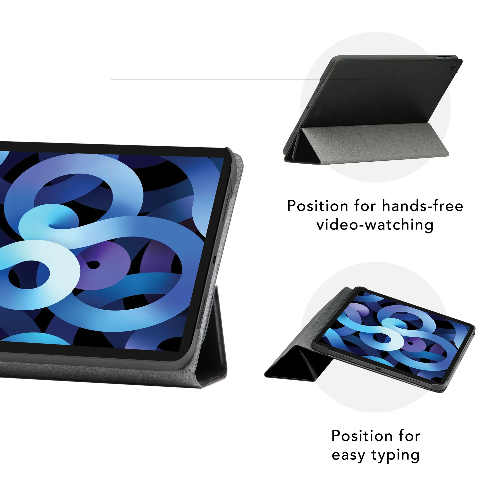 iPad Air 10.9&quot;/Pro 11&quot; Case Risskov, Black