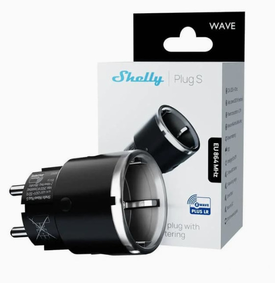Shelly Wave Plug S Black LR