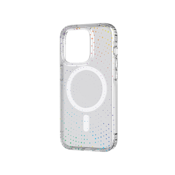 Tech21 Evo Sparkle MagSafe, iPhone 14 - Case, Transparent