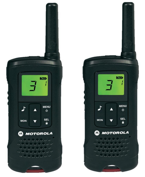 Motorola TLKR T60 Com-radio, 8 kanaler +121subtoner , 2xenheter,svart