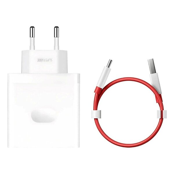 OnePlus SUPERVOOC 100W One Port adapter med kabel 1xUSB-A