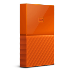 WD My Passport 1 TB - extern h&aring;rddisk , Orange