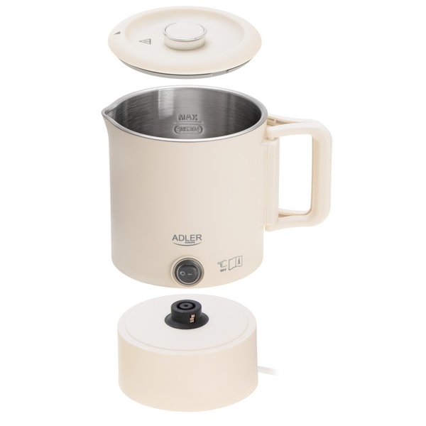 Adler AD 1388b Tourist kettle, 0.8L, 650W, Beige