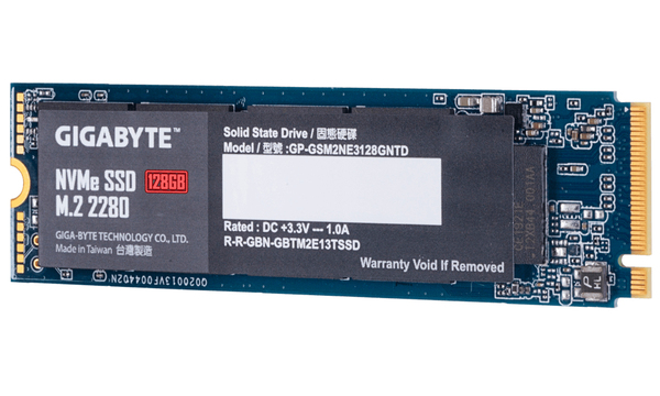 GIGABYTE NVMe SSD 128GB NVMe M.2