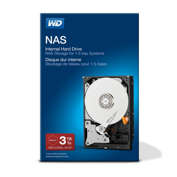 Western Digital 3TB, 3.5", SATA, 5400rpm, 64MB - HDD
