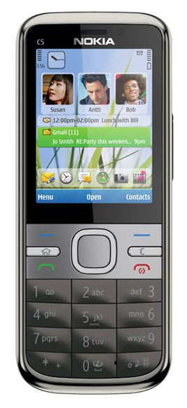 NOKIA C5-00 5MP Warm Grey  (UMTS / 3G, Symbian OS )