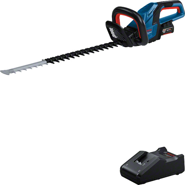 Bosch GHE &ndash; batteridriven h&auml;cksax 18 V-60, inkl. batteri 4,0 Ah och laddare