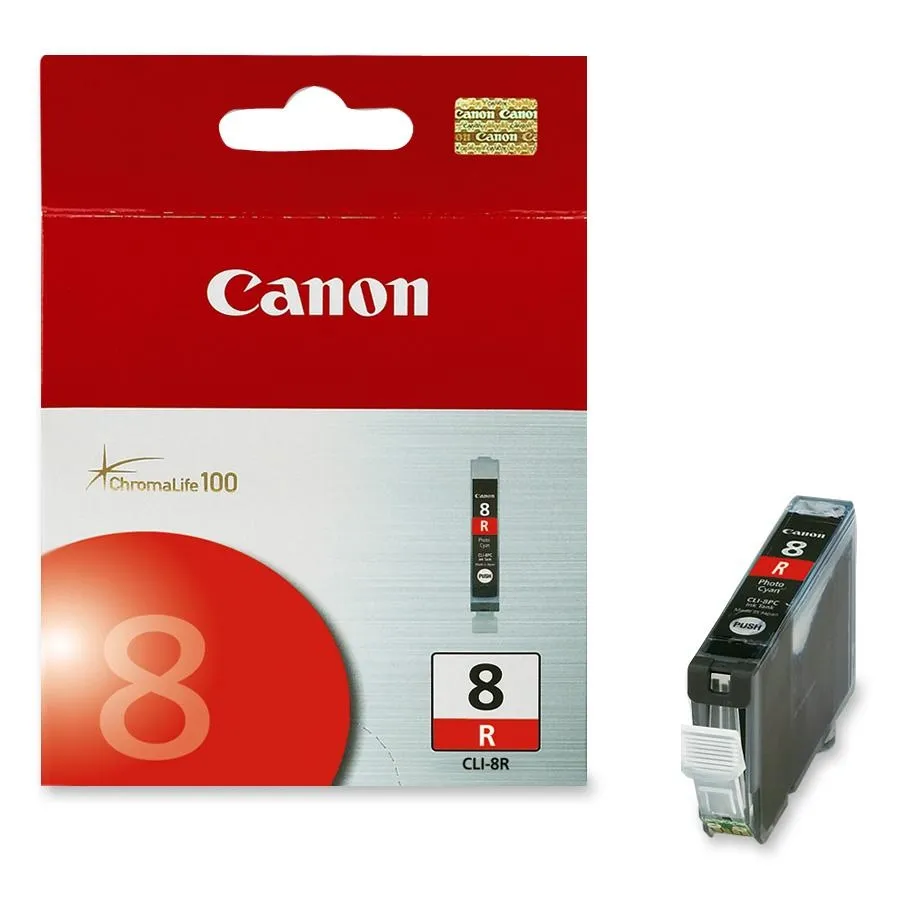 Canon CLI-8R-mustekasetti, 13 ml, punainen