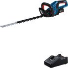 Bosch GHE 18V-60 Cordless Hedge Trimmer, includes 4.0Ah battery and charger