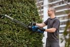 Bosch GHE 18V-60 Cordless Hedge Trimmer, includes 4.0Ah battery and charger