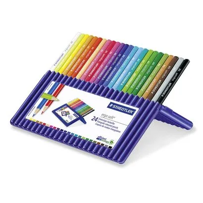 Coloured pencil Ergosoft ass (24)