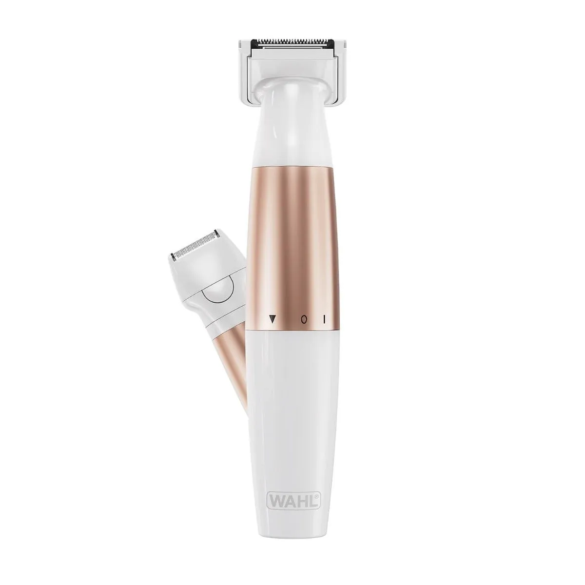 WAHL Trim & Shave 3028668 Cordless, Washable Bikini Trimmer, White and Rose Gold