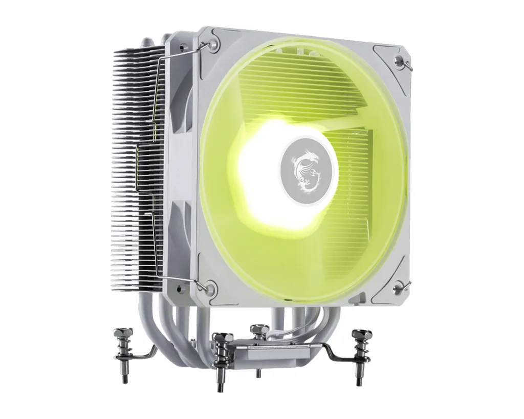 MSI MAG COREFROZR AA13, 120 mm ARGB CPU Cooler, White