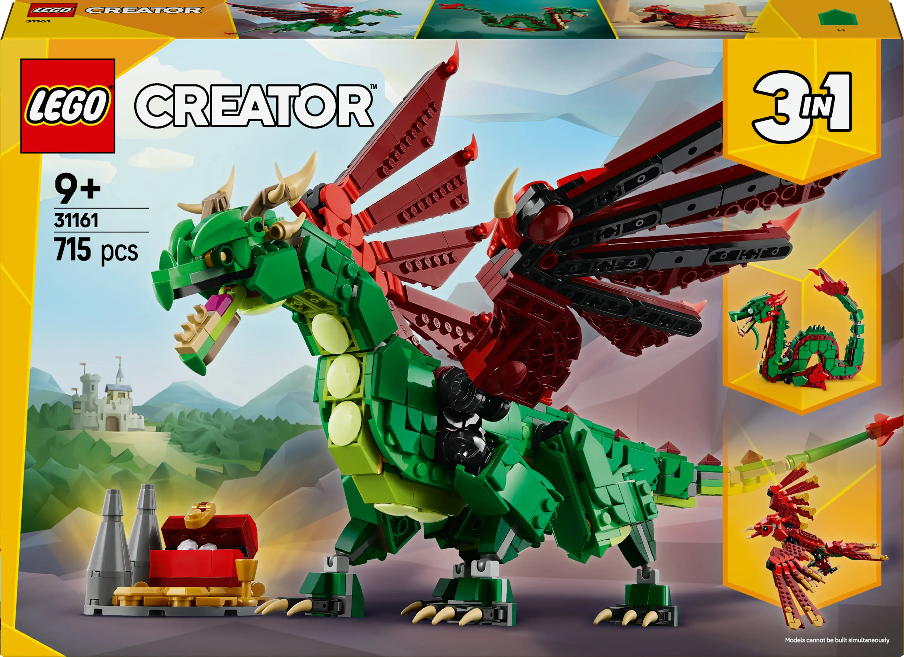 LEGO Creator 3in1 Medieval Dragon 31161